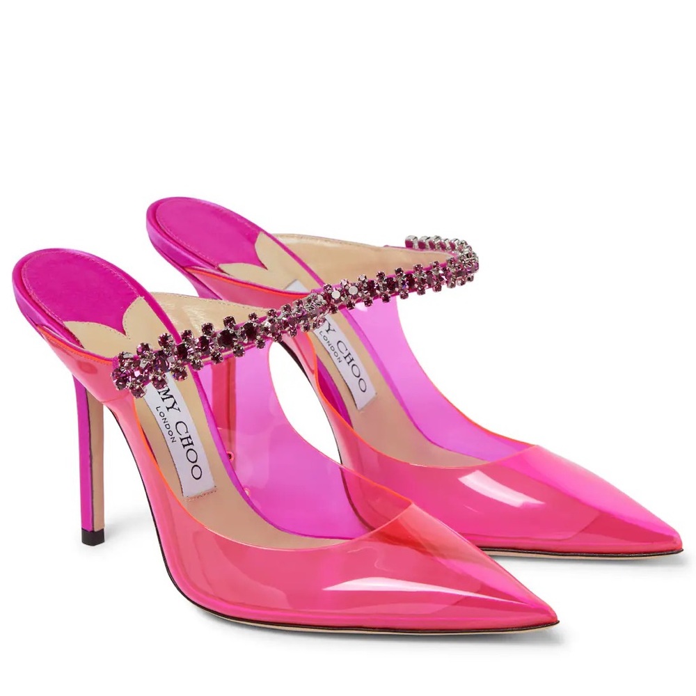 JIMMY CHOO BING 100 PINK NIB NEVER WORN